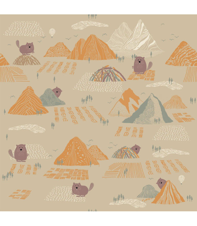 Shoft-Shell Beaver and Mountains