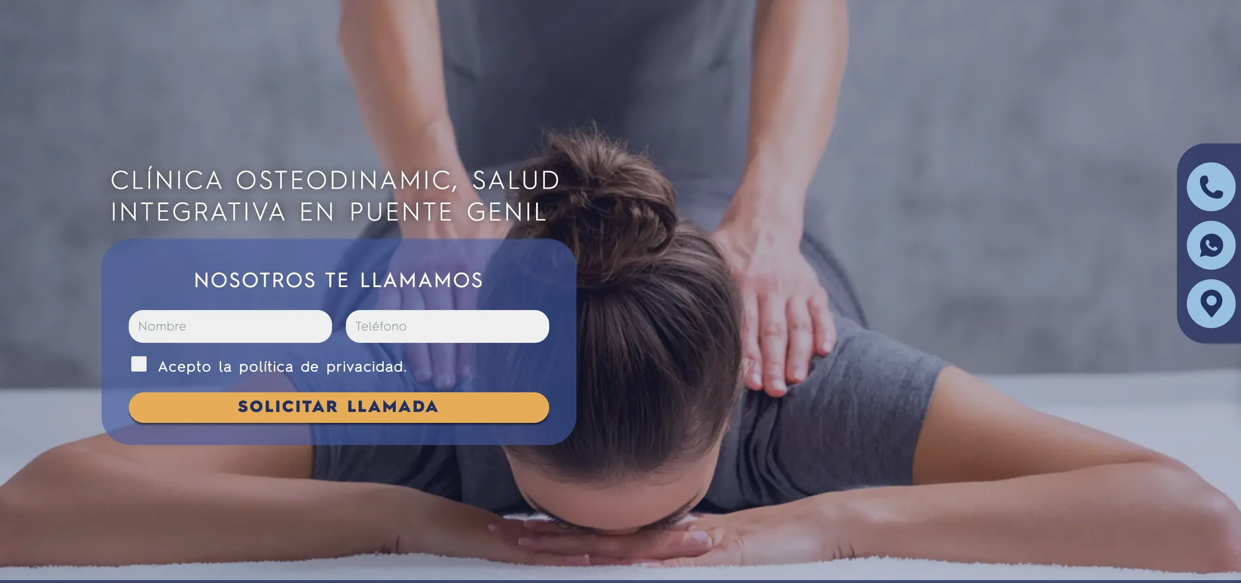 Web de Osteodinamic desarrollada por TicTac Comunicación
