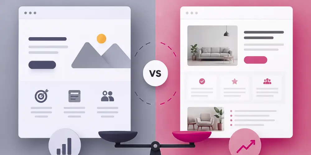 Landing page o página de servicio: cuál elegir
