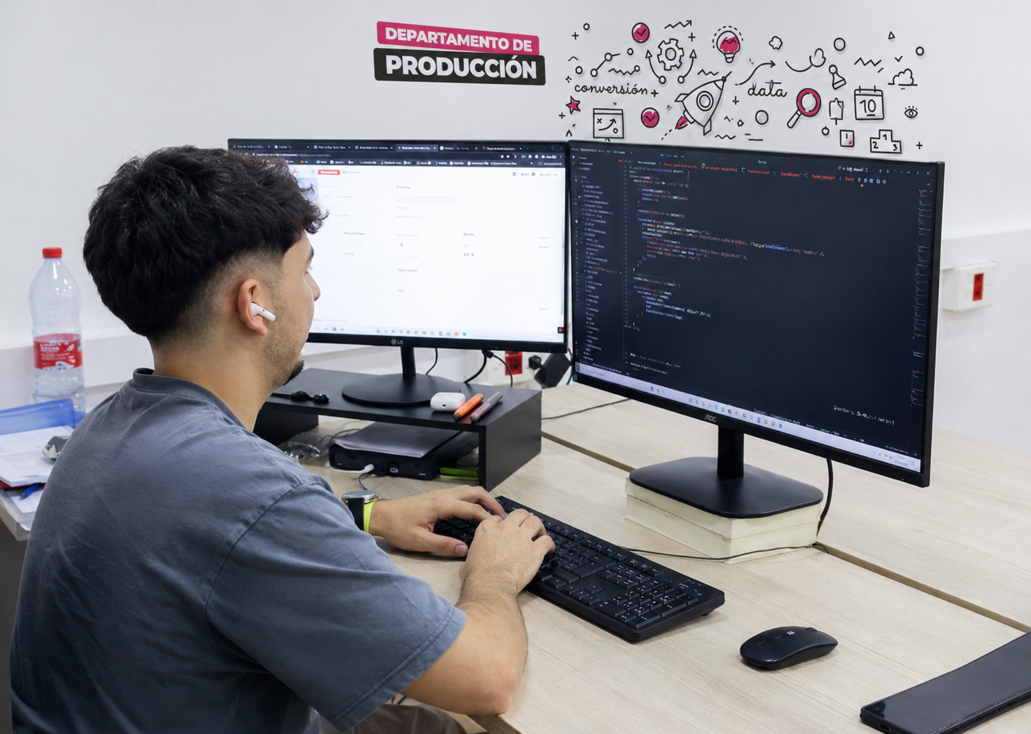 Departamento de producción y desarrollo web
