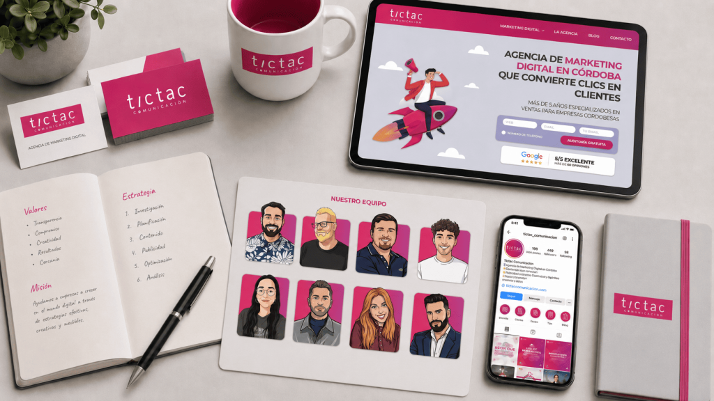 Identidad de marca diseñada por TicTac
